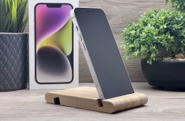 Hibátlan iPhone 14 Starlight 128GB 2 ÉV Garanciával Számlával 91% Akku