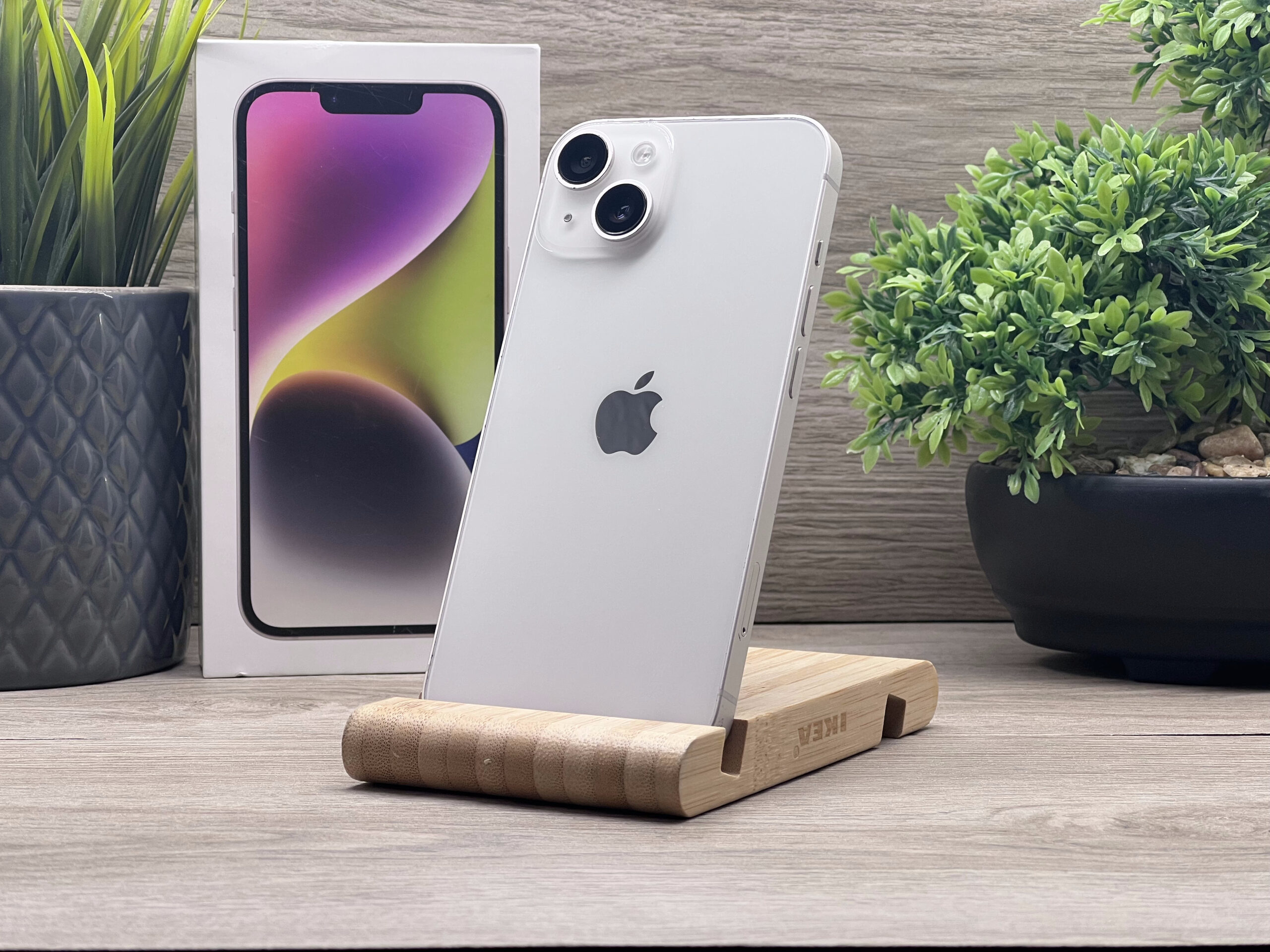 Hibátlan iPhone 14 Starlight 128GB 2 ÉV Garanciával Számlával 91% Akku