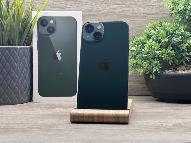 iPhone 13 Green 128GB 2 ÉV Garanciával Számlával 100% Akku