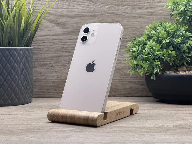 Hibátlan iPhone 12 White 64GB 2 ÉV Garanciával Számlával 100% Akku