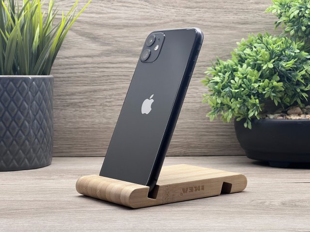 iPhone 11 Black 64GB 2 ÉV Garanciával Számlával 100% Akku