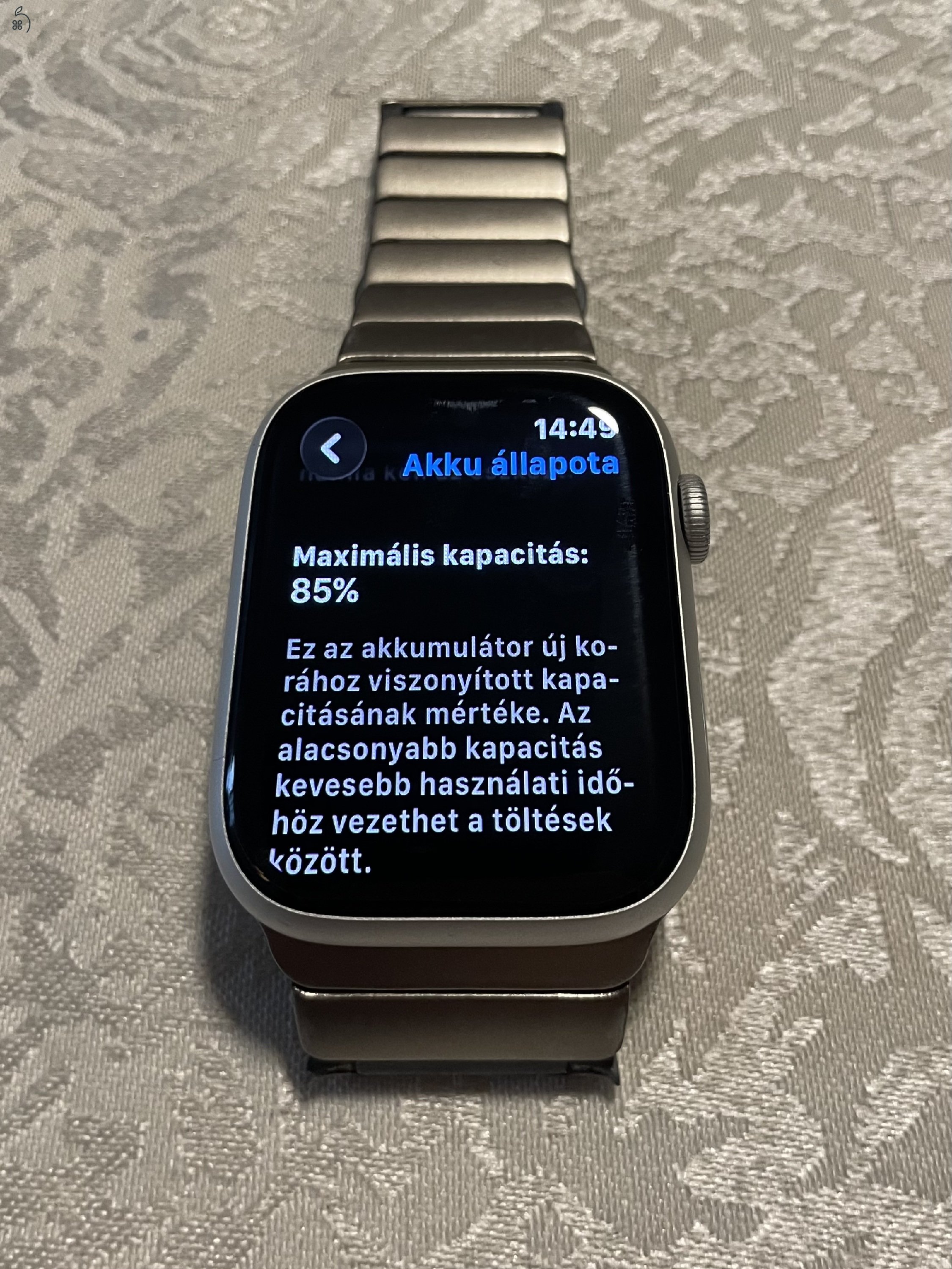 Eladó Apple Watch Series 8 GPS+Cellular 45mm