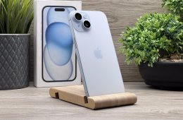 iPhone 15 Blue 128GB 2 ÉV Garanciával Számlával 90% Akku