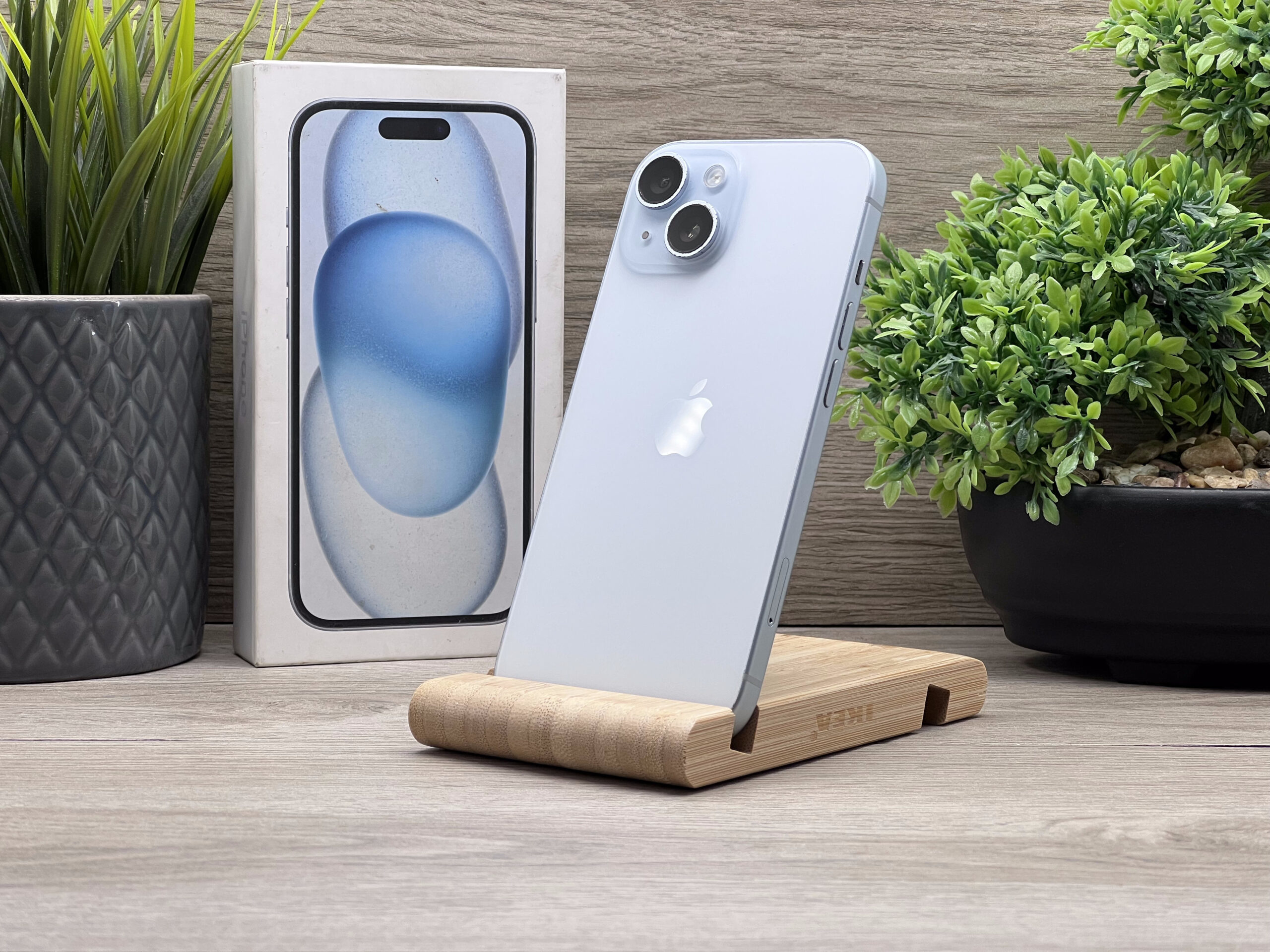 iPhone 15 Blue 128GB 2 ÉV Garanciával Számlával 90% Akku