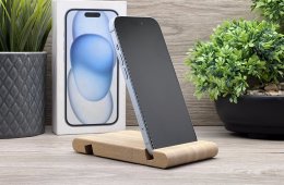 iPhone 15 Blue 128GB 2 ÉV Garanciával Számlával 90% Akku