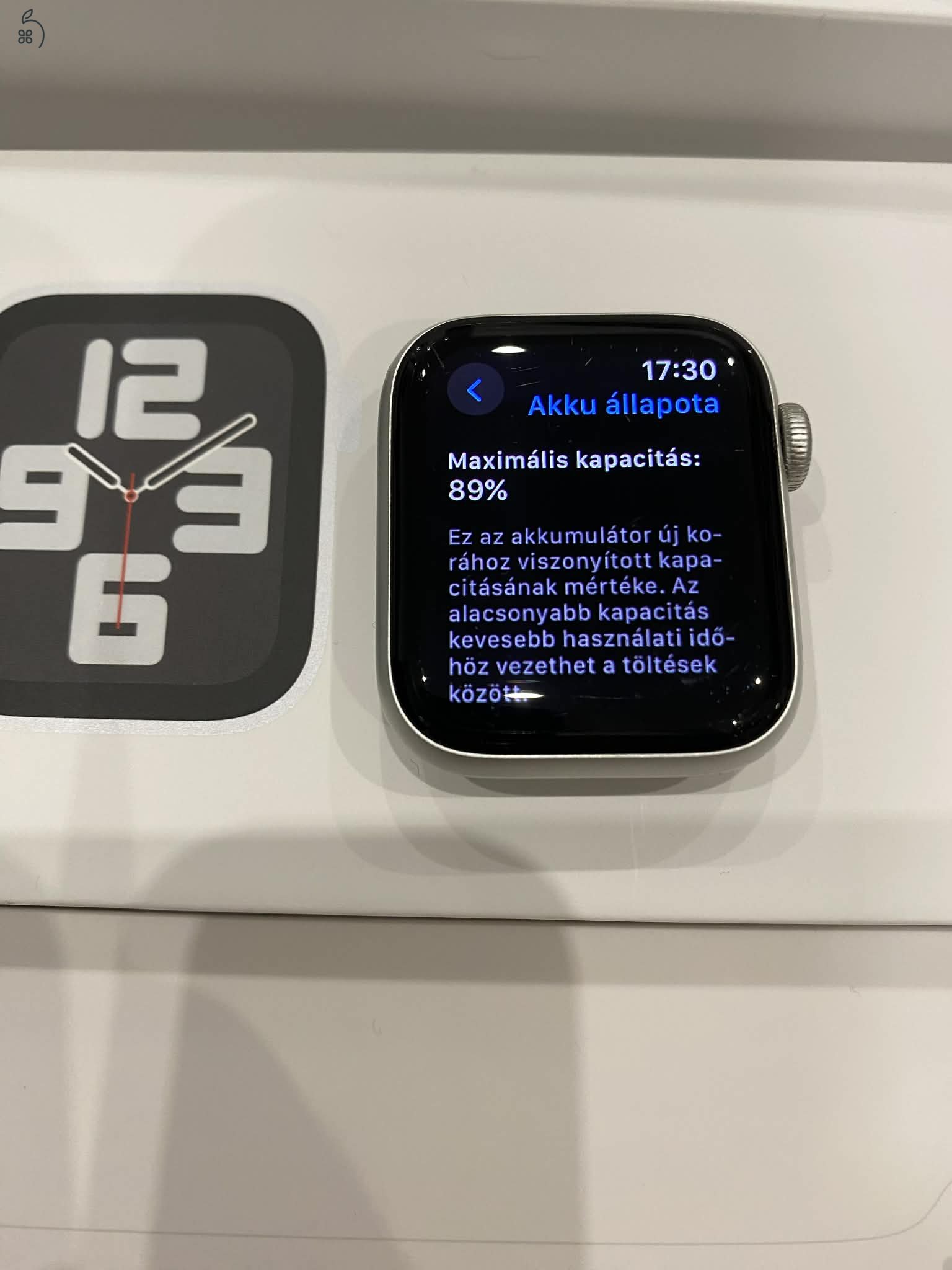 Apple Watch SE 2022 GPS, Starlight Aluminium 40mm