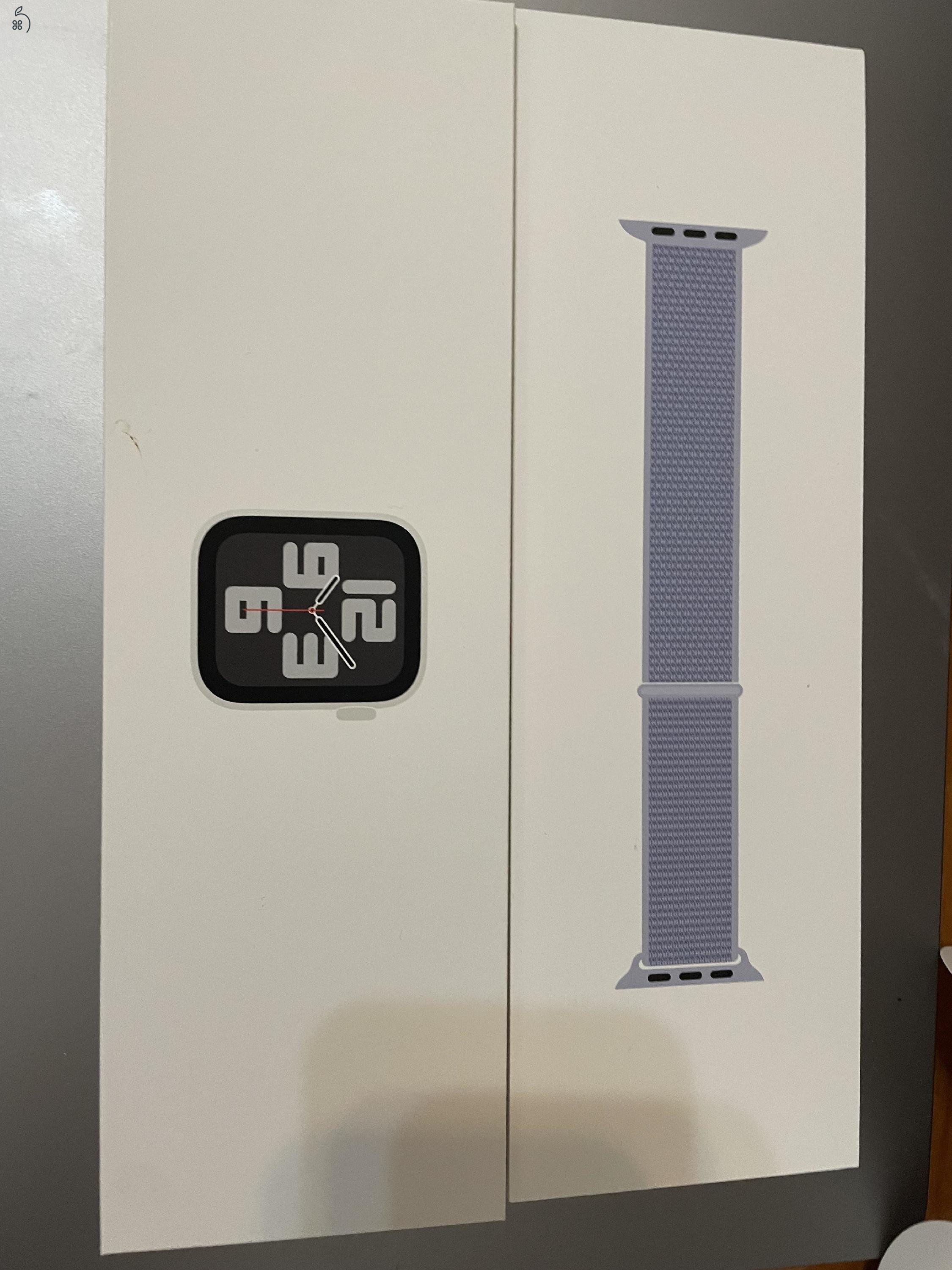 Apple Watch SE 2 (v3, 2024) 40mm Silver – 2 hetes, iSTYLE számlával, Garanciával!