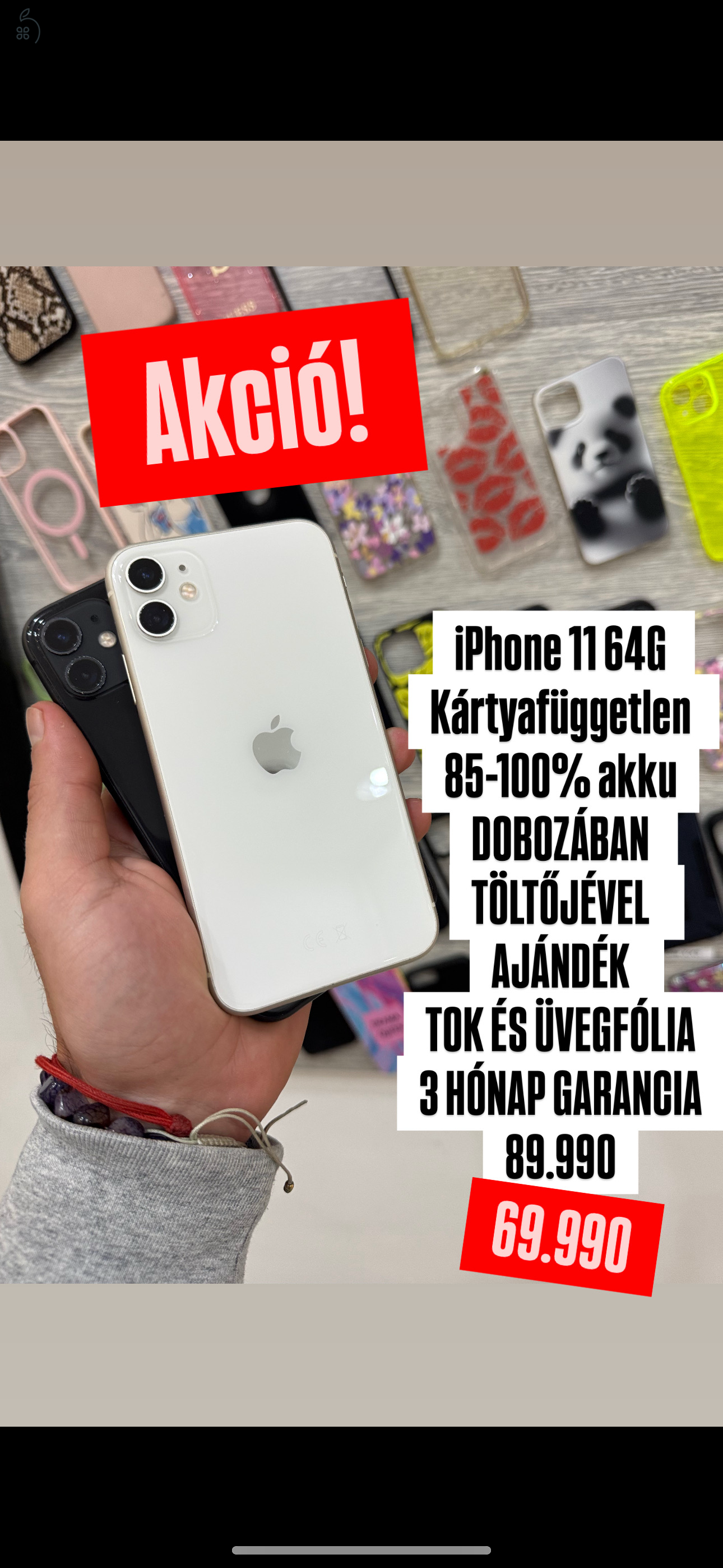 Több darab iPhone Garanciával