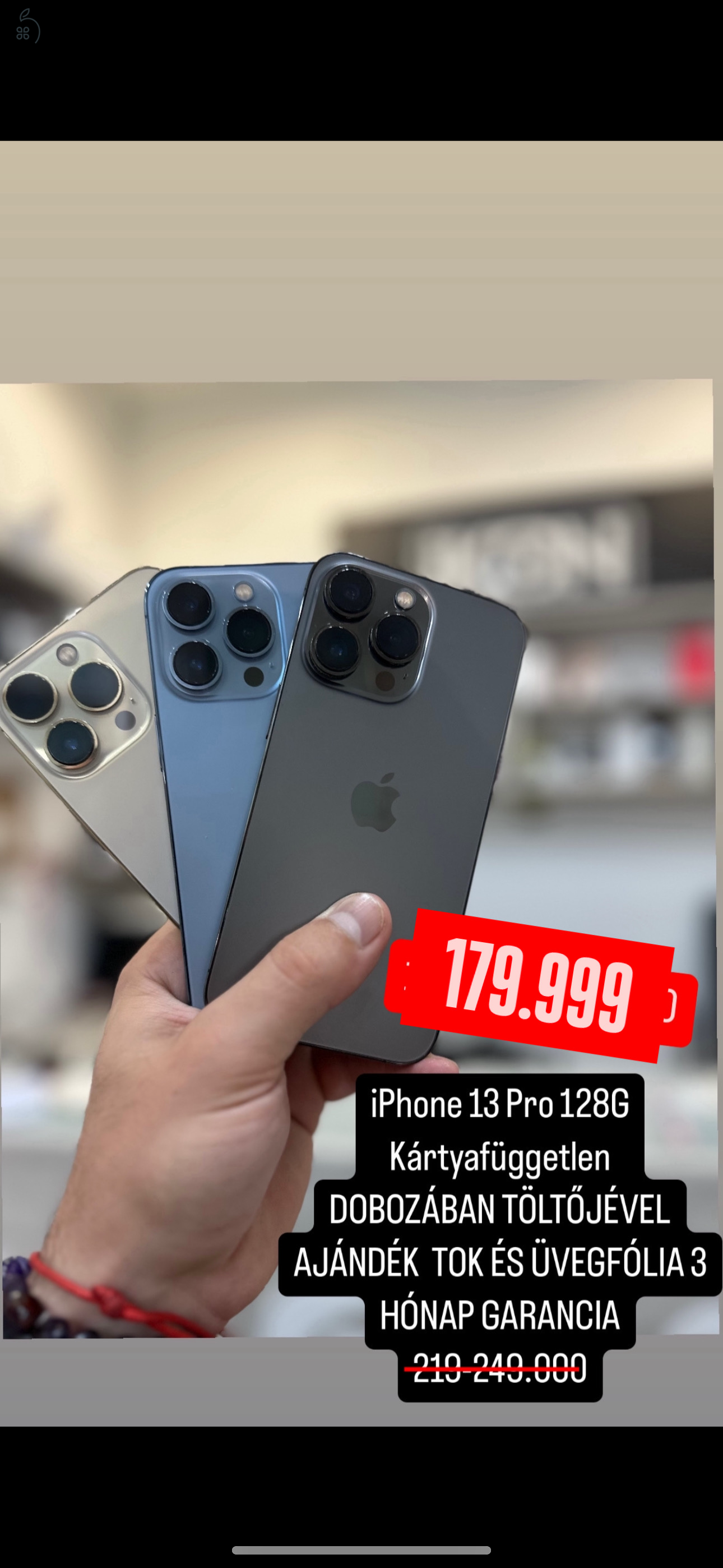 Több darab iPhone Garanciával