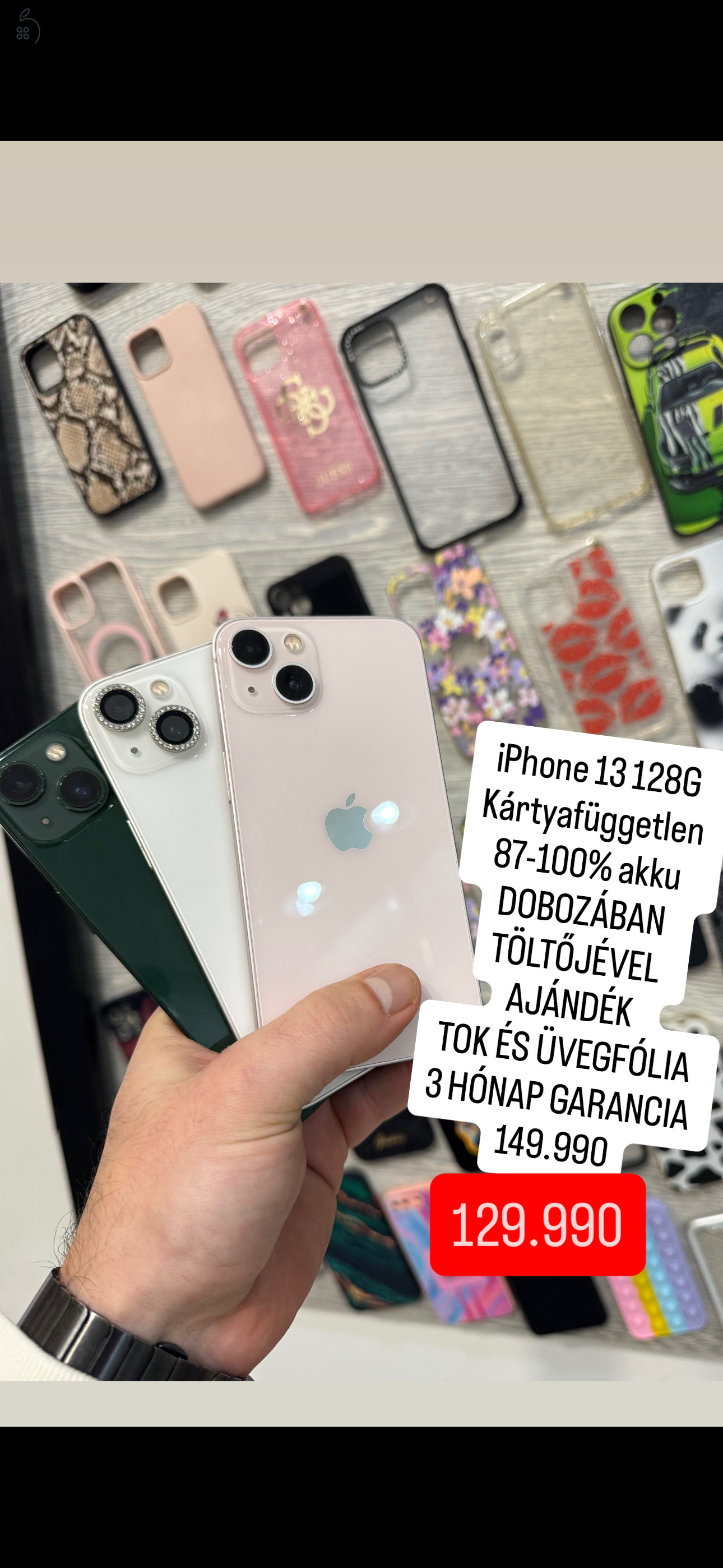 Több darab iPhone Garanciával