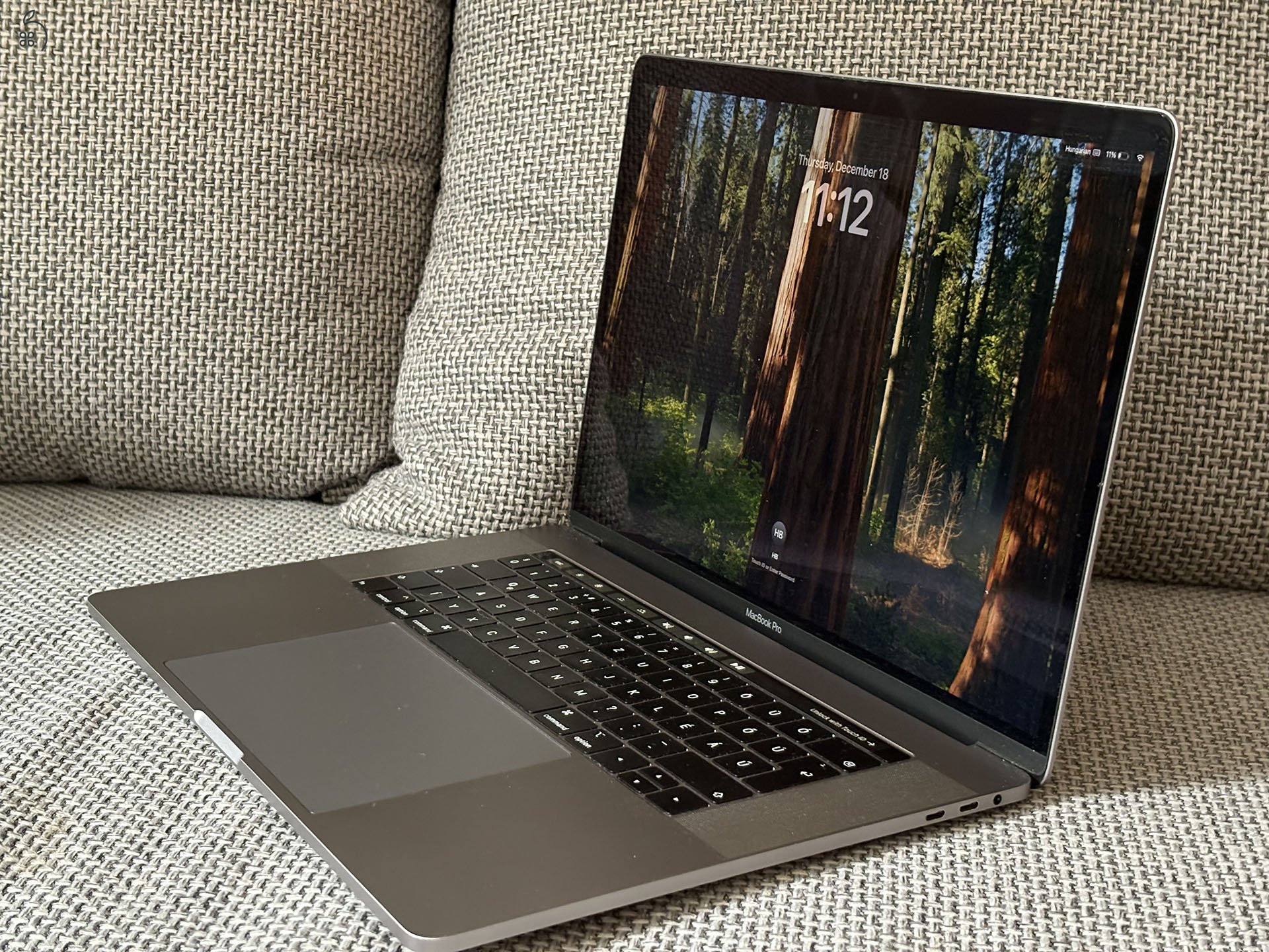 Macbook Pro 2018/i7/32GB/512GB/HU