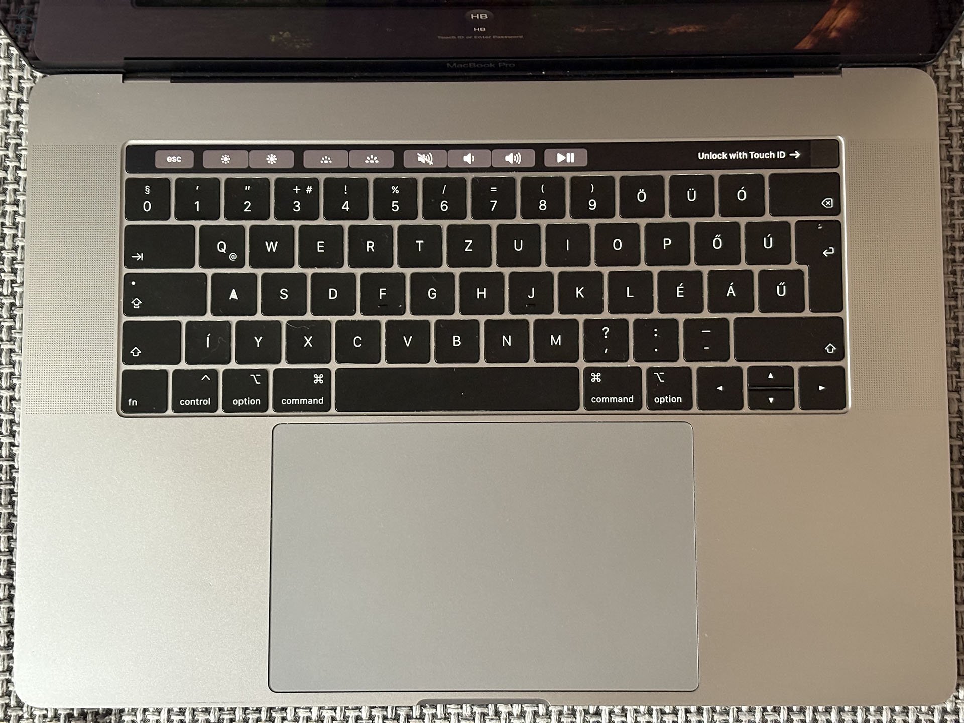 Macbook Pro 2018/i7/32GB/512GB/HU