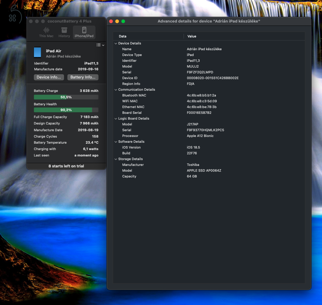 iPad Air 3 Wi-Fi 64 Gb szürke (éríntőhiba)