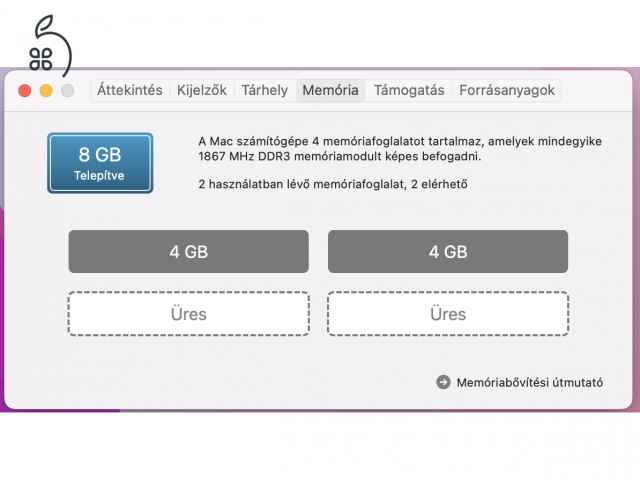 Jó állapotú Mac eladó (egérrel, billentyűzettel és dobozával együtt)