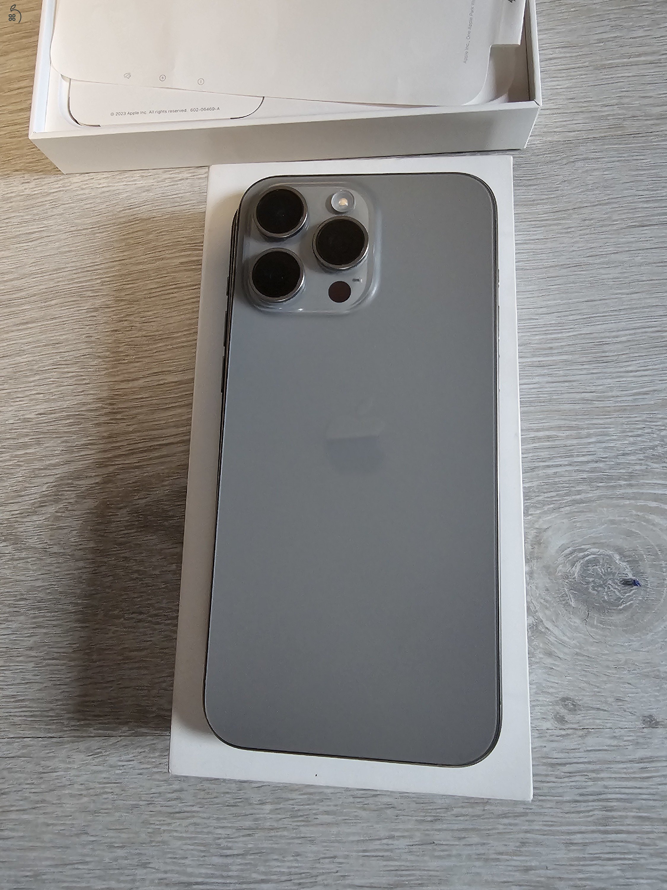 iPhone 15 Pro Max 256 GB – Natural Titanium – eladó