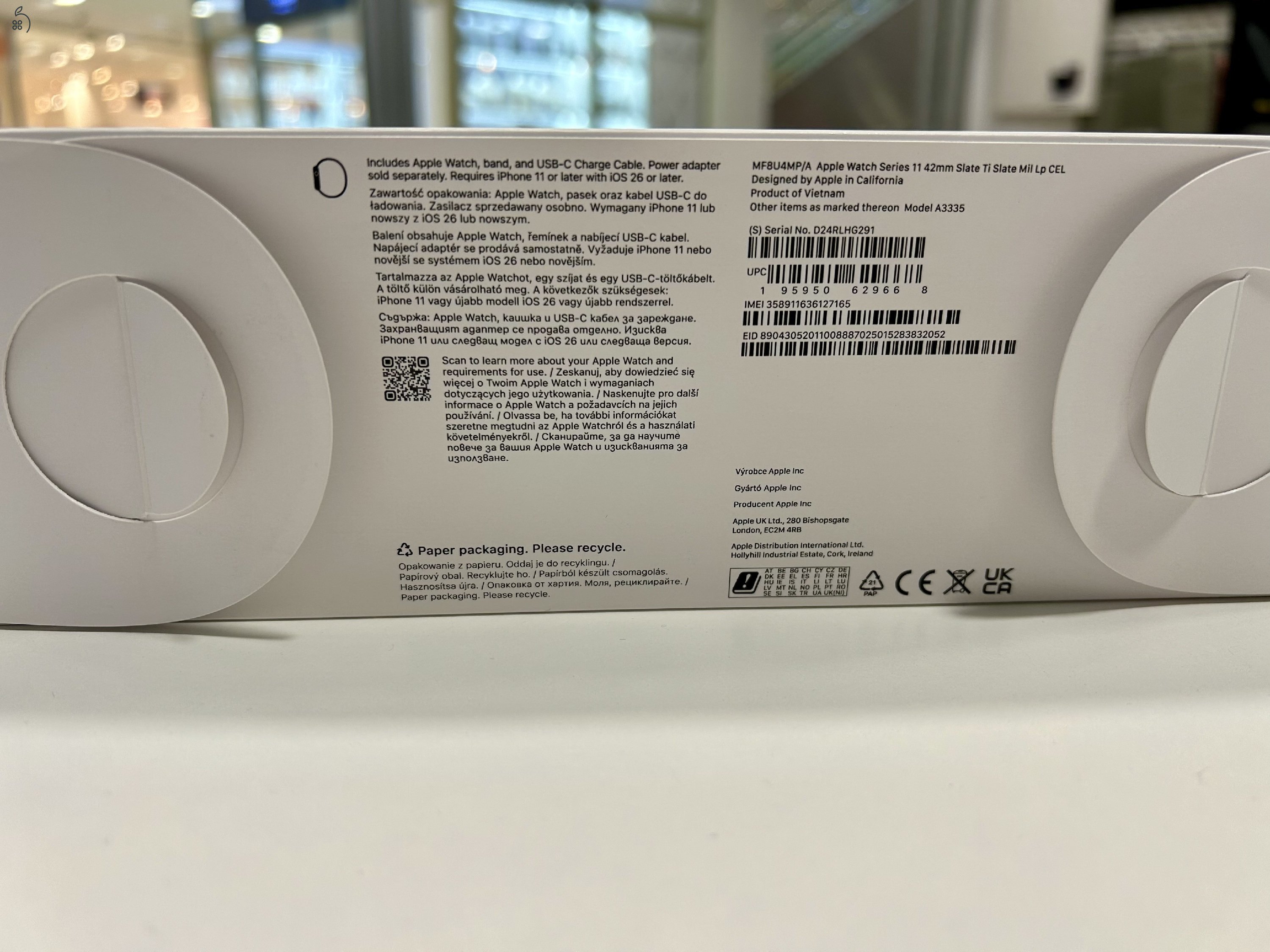 ÚJ! Apple Watch Series 11 Titanium 42mm Palaszürke Milanese 1év Gar + Beszámítás!