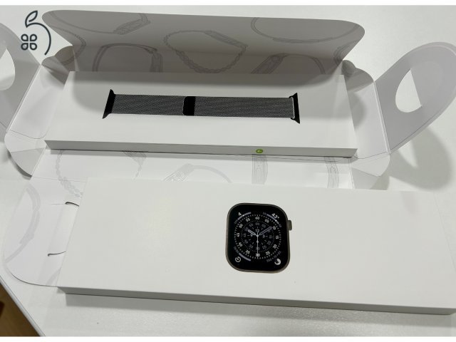 ÚJ! Apple Watch Series 11 Titanium 42mm Palaszürke Milanese 1év Gar + Beszámítás!
