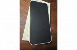 Iphone 13, 128gb fehér, 100% új akku, hibátlan állapot