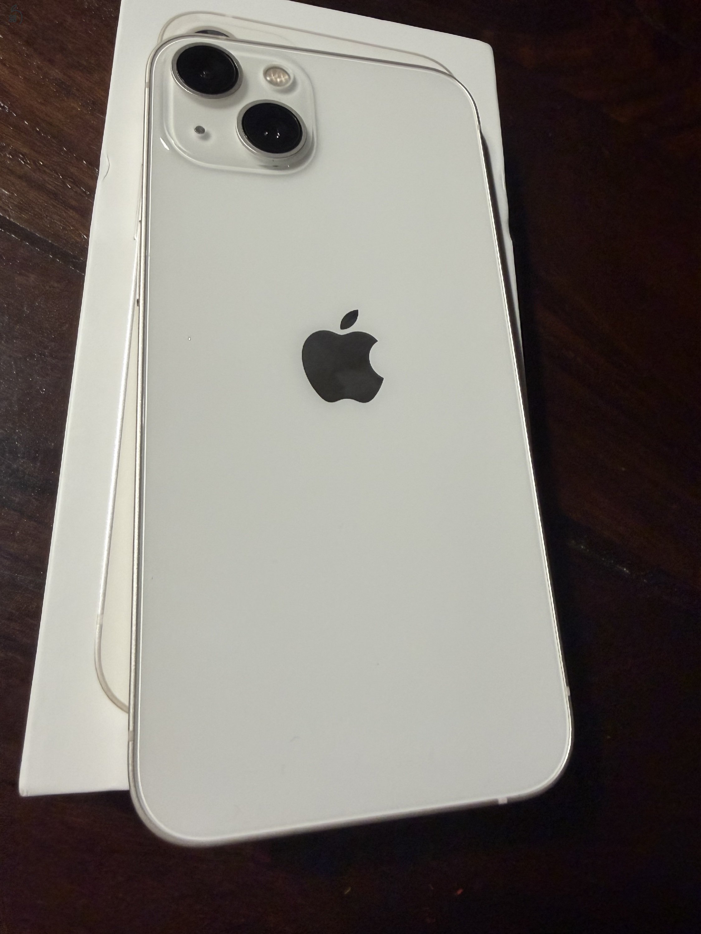 Iphone 13, 128gb fehér, 100% új akku, hibátlan állapot