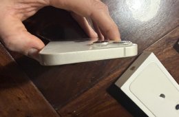 Iphone 13, 128gb fehér, 100% új akku, hibátlan állapot