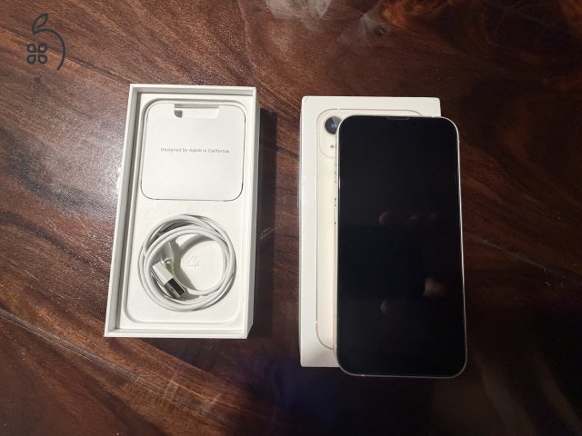 Iphone 13, 128gb fehér, 100% új akku, hibátlan állapot