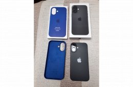 iPhone 16 256 black, gyártói jótállás 2026.04.9-ig