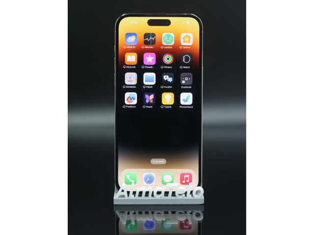 Apple iPhone 14 Pro Max 128 GB Gold 100% akku - 12 HÓ GARANCIA