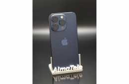 Apple iPhone 15 Pro 128 GB Blue Titanium 100% akku - 12 HÓ GARANCIA