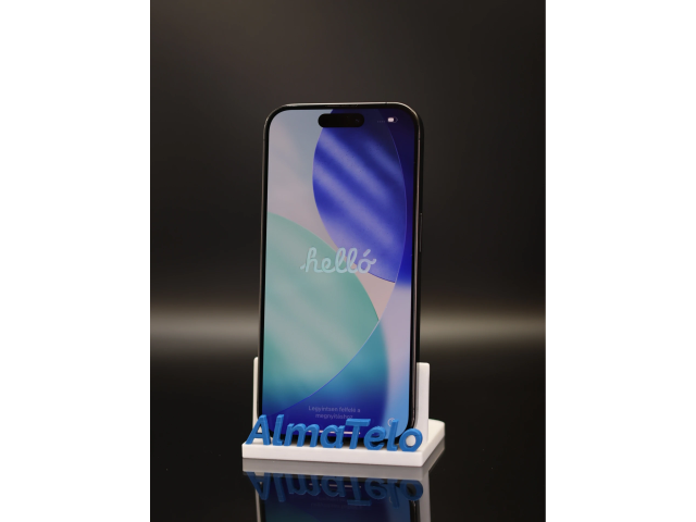 Apple iPhone 15 Pro 256 GB Black Titanium 90% akku - 12 HÓ GARANCIA