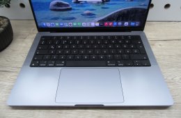 Apple MacBook Pro 14” (2021, M1 Pro) – Liquid Retina XDR élmény, brutál gyors munkagép, 32 GB RAM – 500 GB SSD – Használt, szép állapot – 287 ciklus / 85% akku – 3 hónap garancia