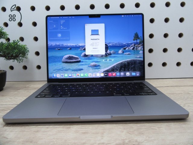 Apple MacBook Pro 14” (2021, M1 Max) – Liquid Retina XDR + ProMotion, brutál GPU erő kreatív munkára – 32 GB RAM – 500 GB SSD – Használt, megkímélt – 254 ciklus / 84% akku – 3 hónap garancia