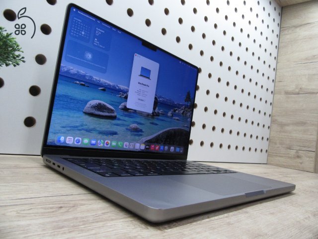 Apple MacBook Pro 14” (2021, M1 Max) – Liquid Retina XDR + ProMotion, brutál GPU erő kreatív munkára – 32 GB RAM – 500 GB SSD – Használt, megkímélt – 254 ciklus / 84% akku – 3 hónap garancia