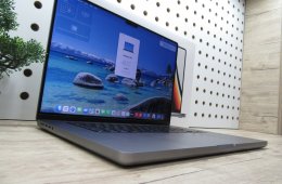 Apple MacBook Pro 16” (2021, M1 Max) – Szinte új állapot, 10 ciklus / 100% akku, Liquid Retina XDR + ProMotion, brutál teljesítmény – 32 GB RAM – 500 GB SSD – Használt, újszerű – 3 hónap garancia