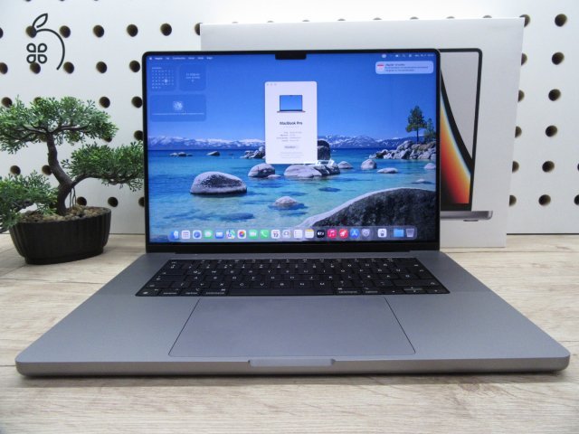 Apple MacBook Pro 16” (2021, M1 Max) – Szinte új állapot, 10 ciklus / 100% akku, Liquid Retina XDR + ProMotion, brutál teljesítmény – 32 GB RAM – 500 GB SSD – Használt, újszerű – 3 hónap garancia