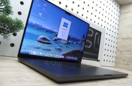 Apple MacBook Pro 16” (2023, M3 Pro) – Szupererős 12/18 magos chip, Liquid Retina XDR + ProMotion, 97% akku – 18 GB RAM – 500 GB SSD – Használt, karcmentes – 1 év garancia