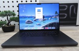 Apple MacBook Pro 16” (2023, M3 Pro) – Szupererős 12/18 magos chip, Liquid Retina XDR + ProMotion, 97% akku – 18 GB RAM – 500 GB SSD – Használt, karcmentes – 1 év garancia