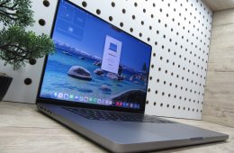 Apple MacBook Pro 16” (2021, M1 Max) – 64 GB RAM + 1 TB SSD, brutál 32-magos GPU, Liquid Retina XDR – Használt, szép állapot – 171 ciklus / 82% akku – 3 hónap garancia