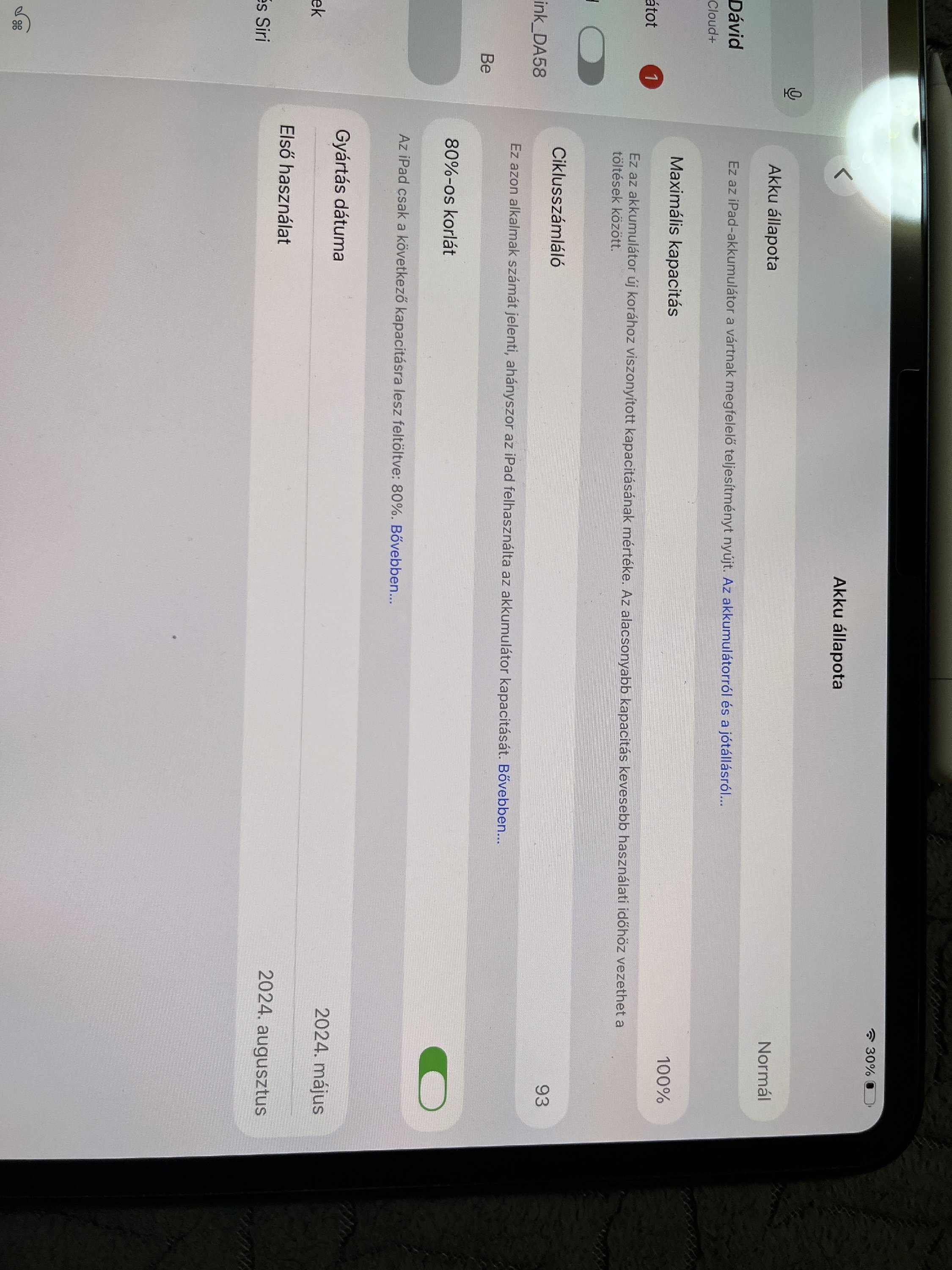 13 hüvelykes iPad Pro (M4) Eladó+ Apple pencil