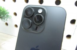 Apple iPhone 15 Pro – Black Titanium – Prémium titán ház, Pro kamera, villámgyors teljesítmény – 128 GB – Használt, karcmentes – Vodafone-os – 3 hónap garancia