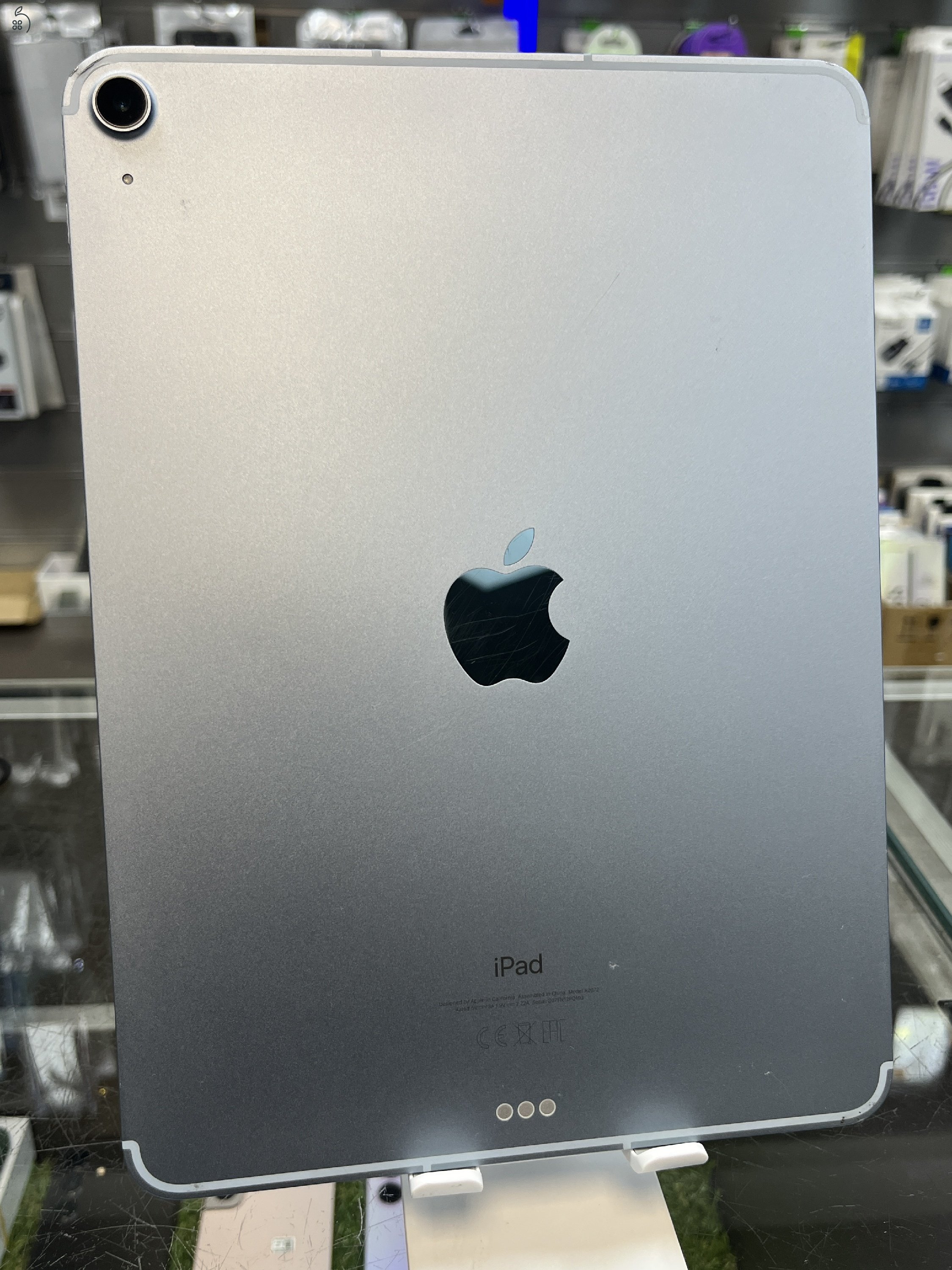 iPad Air 4. Gen 2020 Wi-Fi+Cellular 64GB Sky Blue, 97% aKKUval, Üzletből, garanciával