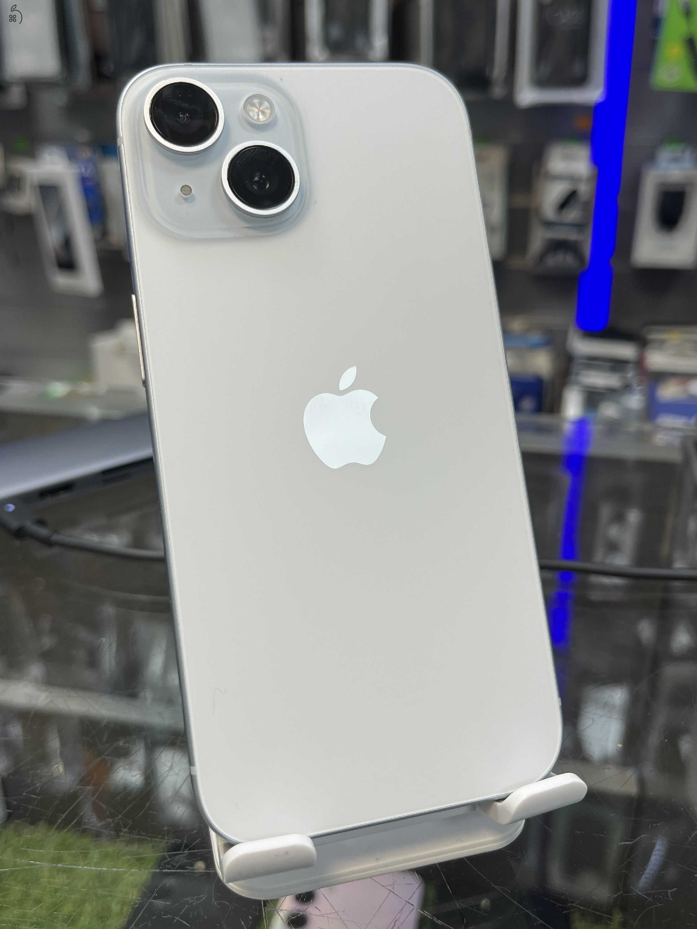 KIFOGÁSTALAN Iphone 15 128GB FÜGGETLEN, GAR 2027.06.11-ig, ÜZLETBÖL, BESZÁMITÁS/CSERE LEHETSÉGES