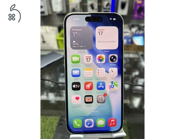 KIFOGÁSTALAN Iphone 15 128GB FÜGGETLEN, GAR 2027.06.11-ig, ÜZLETBÖL, BESZÁMITÁS/CSERE LEHETSÉGES