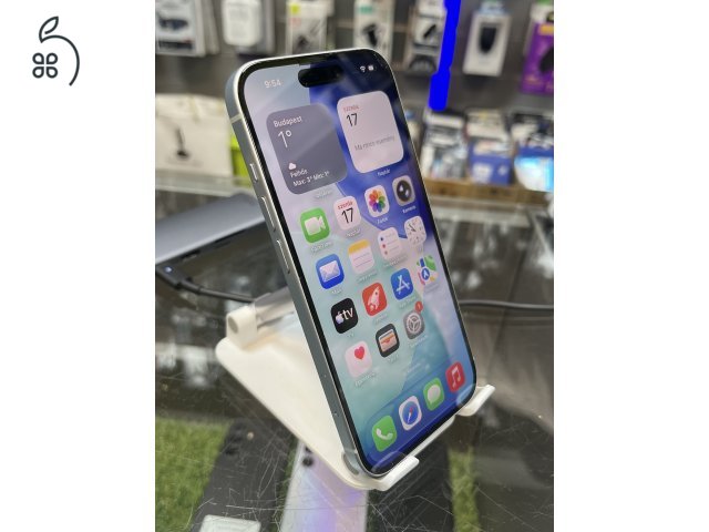 KIFOGÁSTALAN Iphone 15 128GB FÜGGETLEN, GAR 2027.06.11-ig, ÜZLETBÖL, BESZÁMITÁS/CSERE LEHETSÉGES