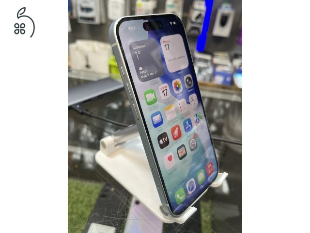 KIFOGÁSTALAN Iphone 15 128GB FÜGGETLEN, GAR 2027.06.11-ig, ÜZLETBÖL, BESZÁMITÁS/CSERE LEHETSÉGES