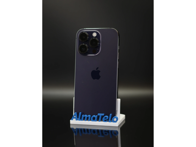 Apple iPhone 14 Pro 256 GB Deep Purple 100% akku - 12 HÓ GARANCIA