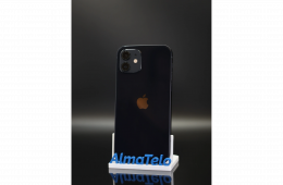 Apple iPhone 12 128 GB Black 100% akku - 12 HÓ GARANCIA