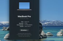 Apple MacBook Pro 13,3” Touch Bar (2020, M1, 16 GB RAM, 512 GB SSD) – Hibátlan állapot, dobozos!