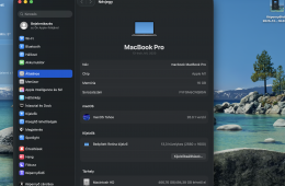 Apple MacBook Pro 13,3” Touch Bar (2020, M1, 16 GB RAM, 512 GB SSD) – Hibátlan állapot, dobozos!