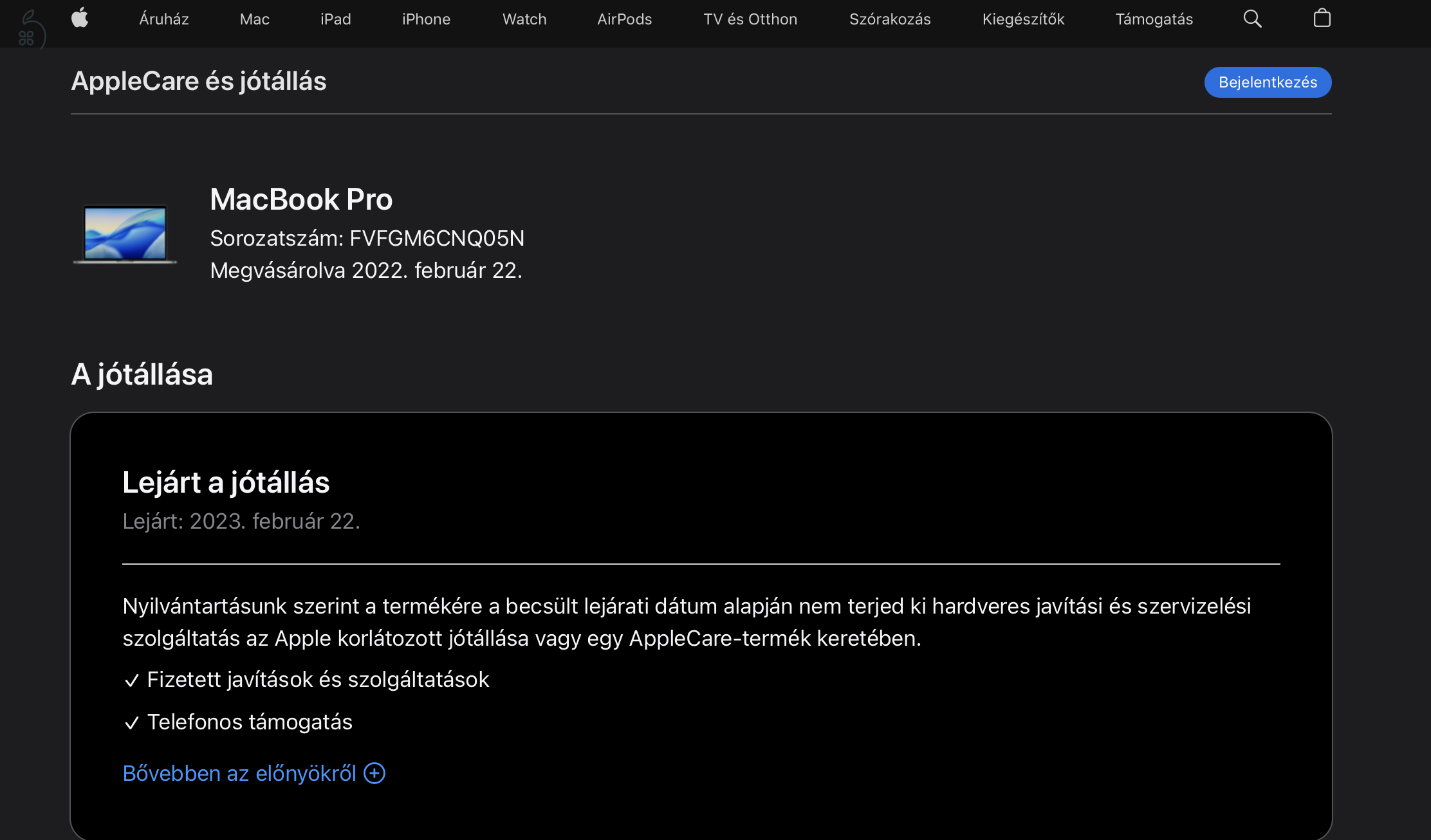 Apple MacBook Pro 13,3” Touch Bar (2020, M1, 16 GB RAM, 512 GB SSD) – Hibátlan állapot, dobozos!