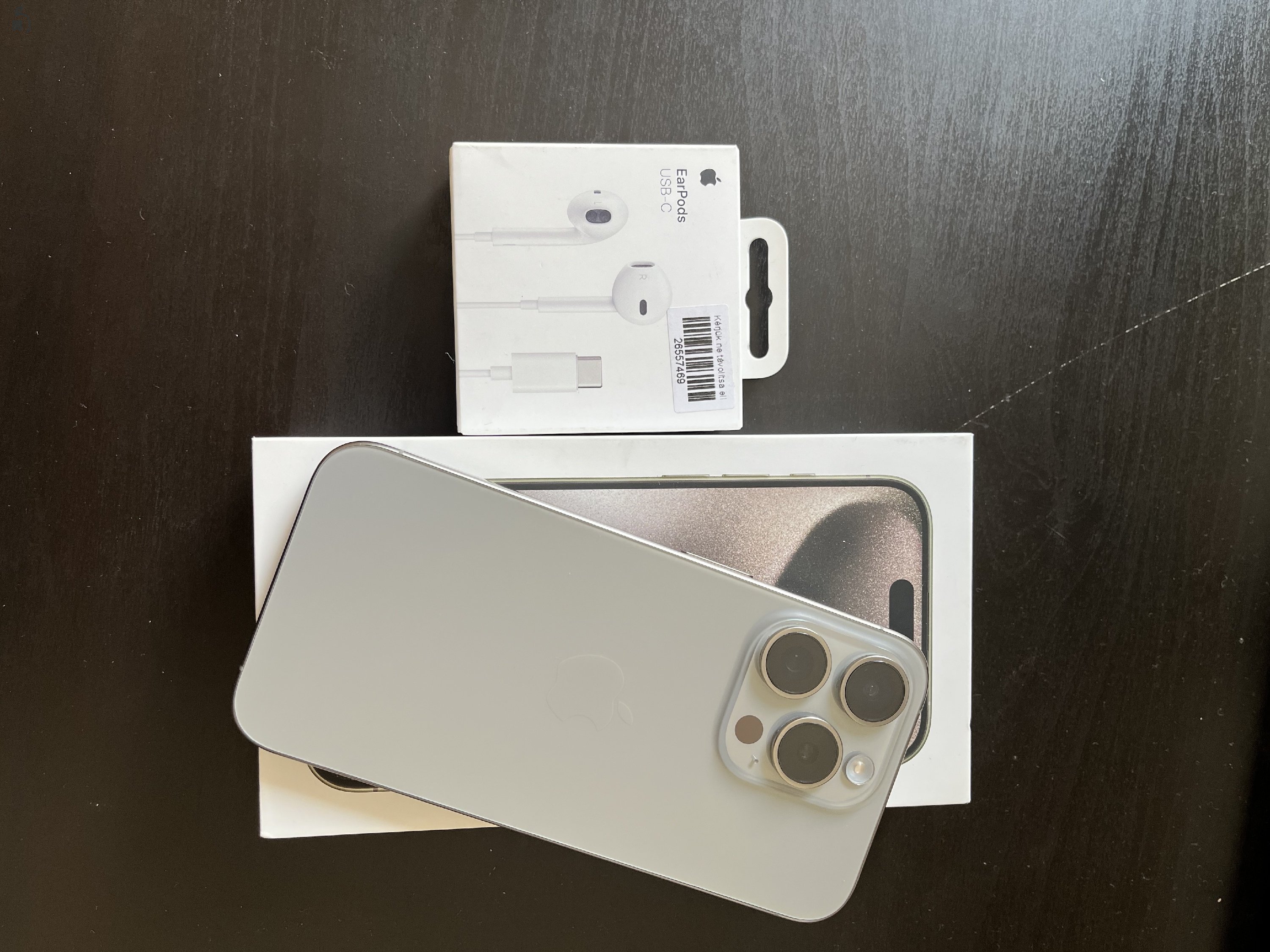 IPHONE 15 PRO 128GB NAGYON SZÉP ÁLLAPOT